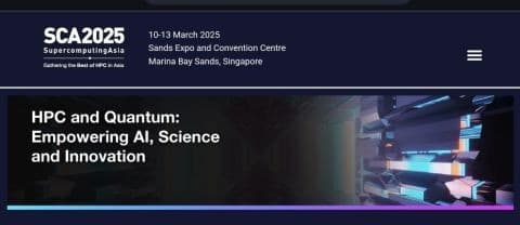 SCA2025 SupercomputingAsia banner