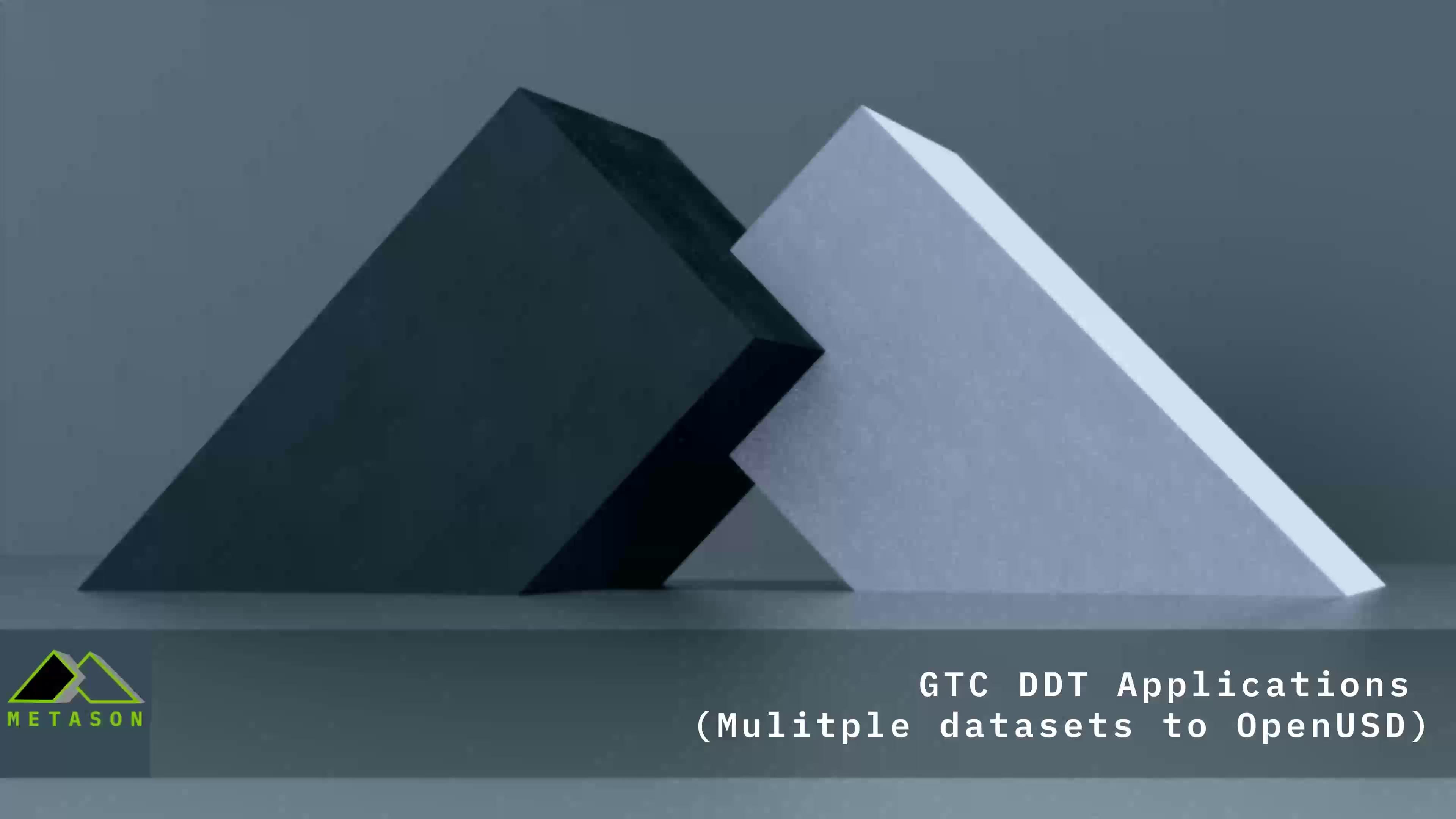 GTC Dynamic Digital Twin applications converting multiple datasets to OpenUSD