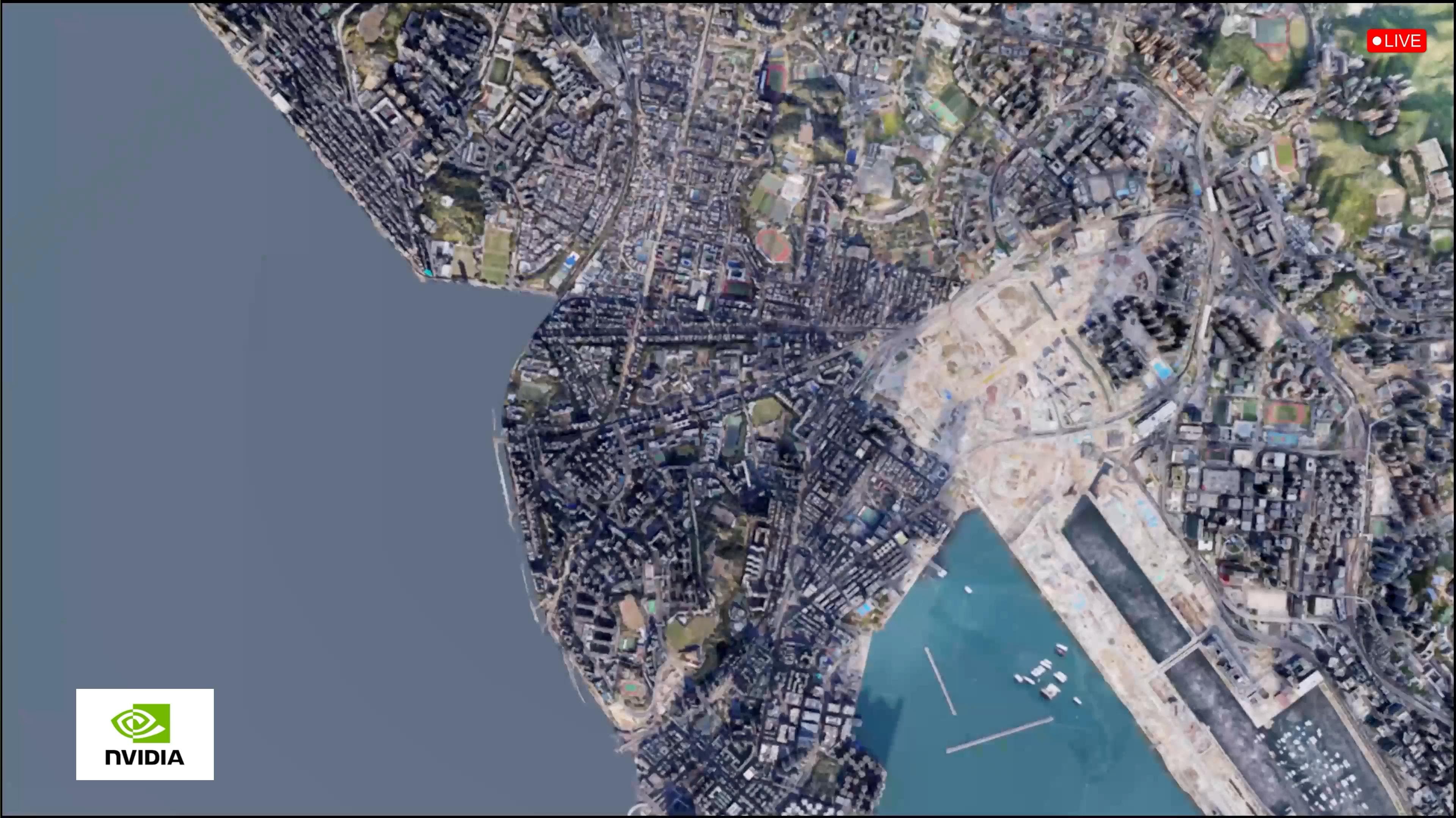 Live city-scale digital twin of Hong Kong on NVIDIA Omniverse