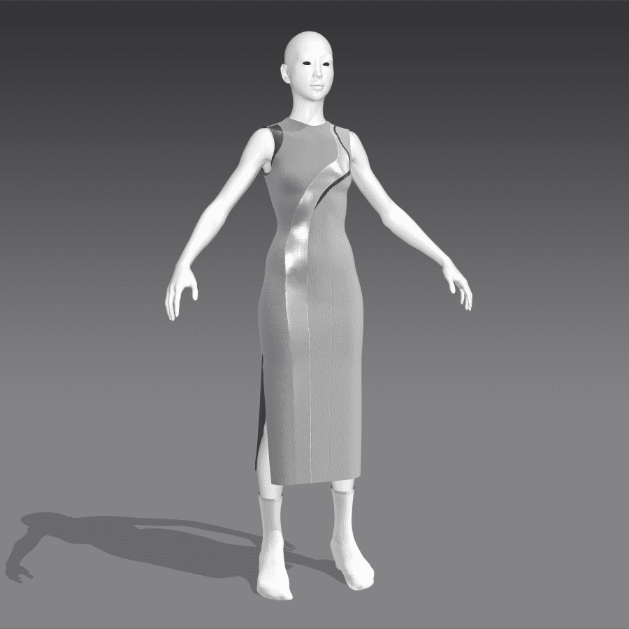 Marvelous Designer garment for Mina